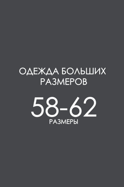 Одежда больших размеров